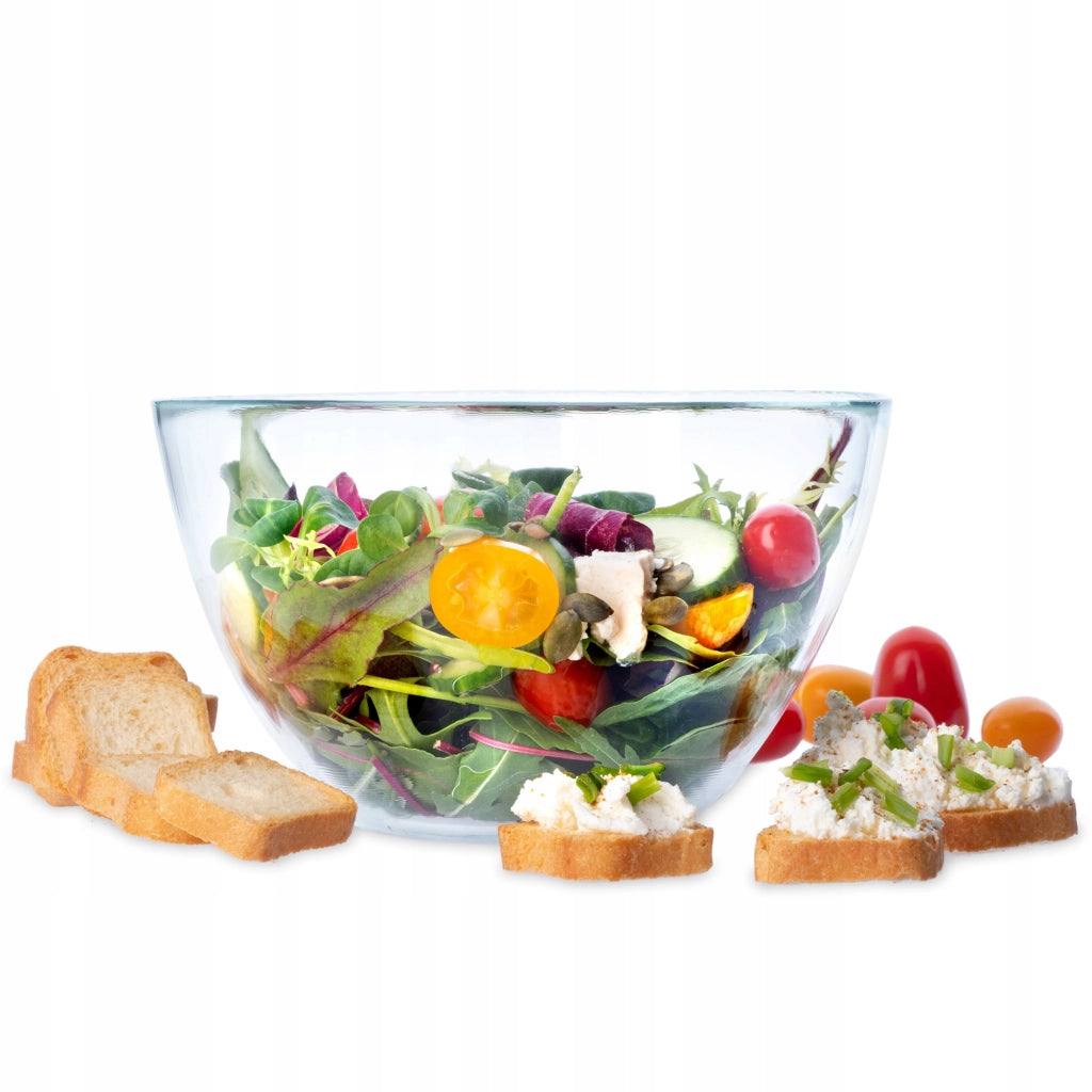 Ciotole per insalata KADAX in vetro, 17 cm, set da 2