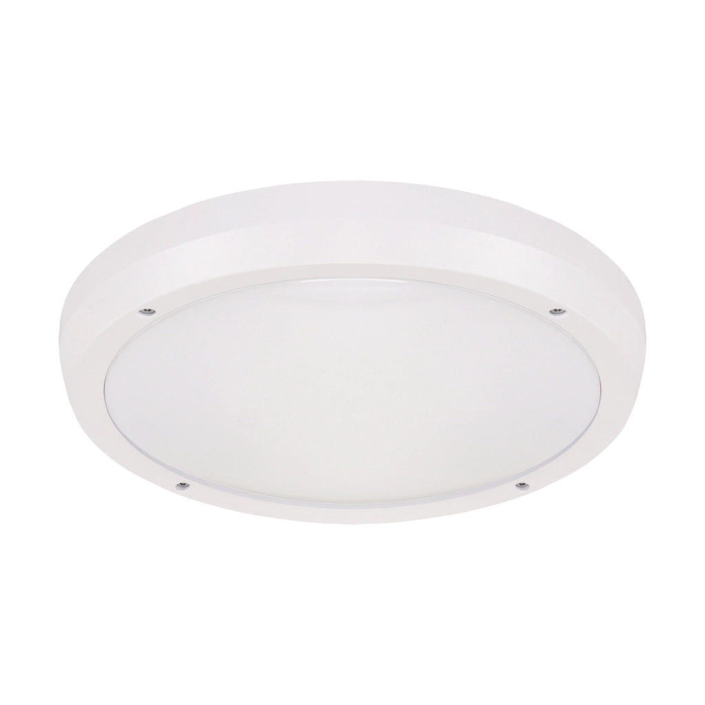 Plafoniera esterna IP65 tonda bianca 30cm 2xE27 Struhm