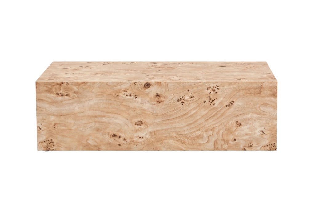 Tavolino da caffè minimalista in MDF effetto legno