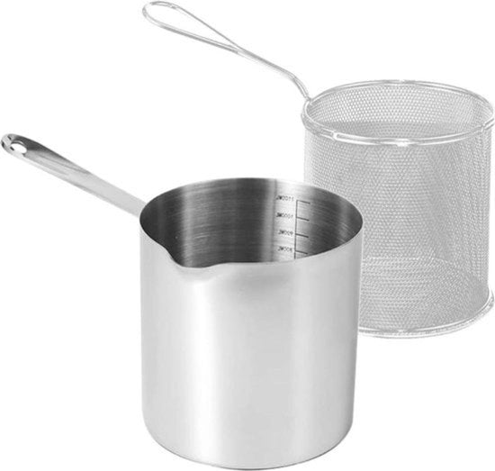 Set di Padella Giapponese - Con Frittiera e Manico - Progettazione Elegante e Funzionale