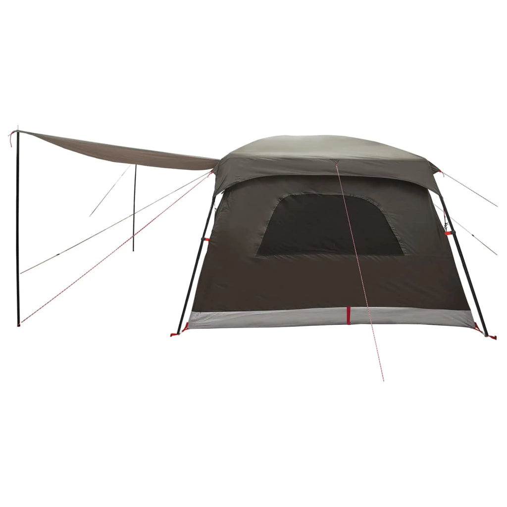 Tenda Familiare con tetto Marrone Grigio 500 x 400 x 230 cm 42029003