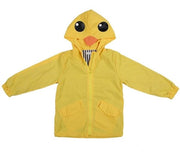 Giubbotto impermeabile per bambini con disegno di anatra - Taglia 80/90/100 - Ideale per ragazzi e ragazze - Abbigliamento impermeabile