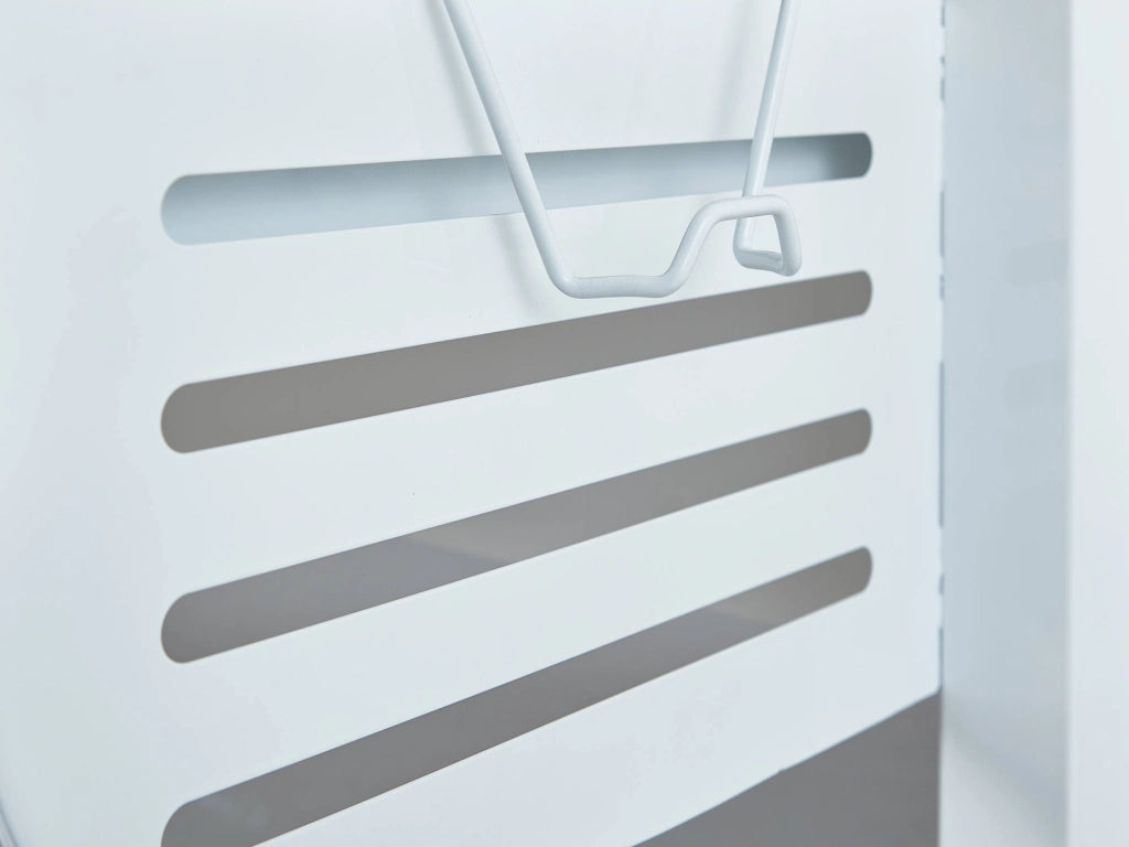 Saiano, Scrivania Materiale Piano in Legno Nobilitato, 110x55x68h cm Bianco