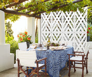 XSPIDER - Pannello in PVC traforato - Parasole Colore: bianco, Misura: 50x150 cm