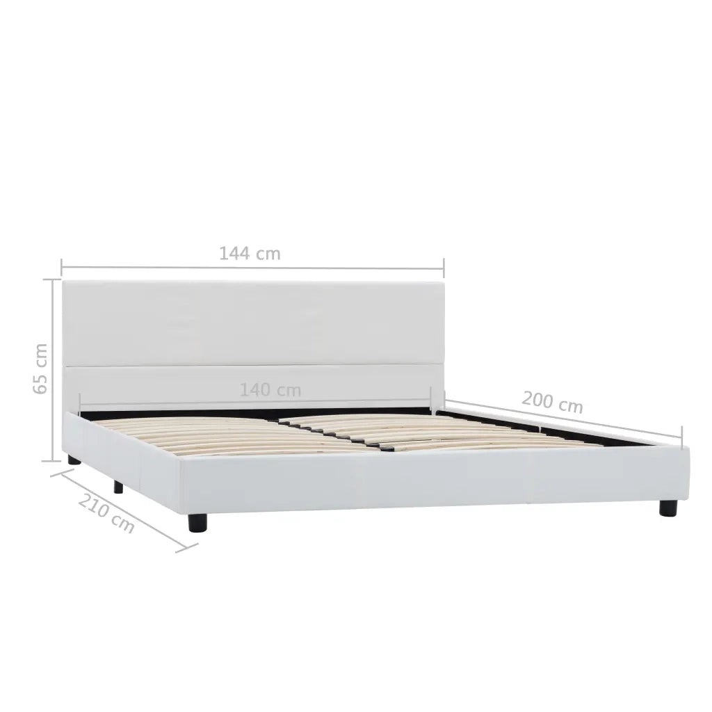 Giroletto Bianco in Similpelle 140x200 cm 284765