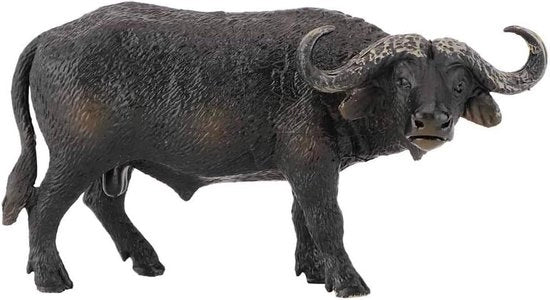 Figura di Bufalo di Giocattolo - Alta Simulazione di Animale - Decorazione Mini Plastica per Bambini - Ragazzo Ragazza.