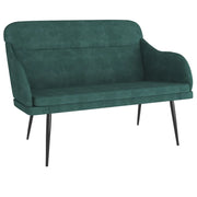 Panca/panca in velluto verde scuro 110 x 76 x 80 cm 02_0010630