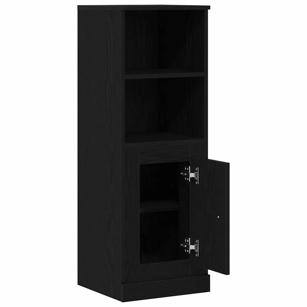 Credenza | Highboard Rovere Nero 36 x 35.5 x 103.5 cm Legno multistrato