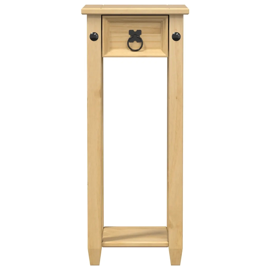 Porta Piante Corona 30x30x73 cm in Legno Massello di Pino