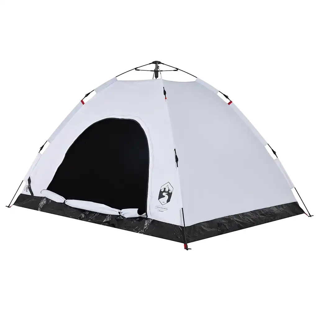 Tenda 4 Persone Bianca in Tessuto Oscurante a Rilascio Rapido 4004172