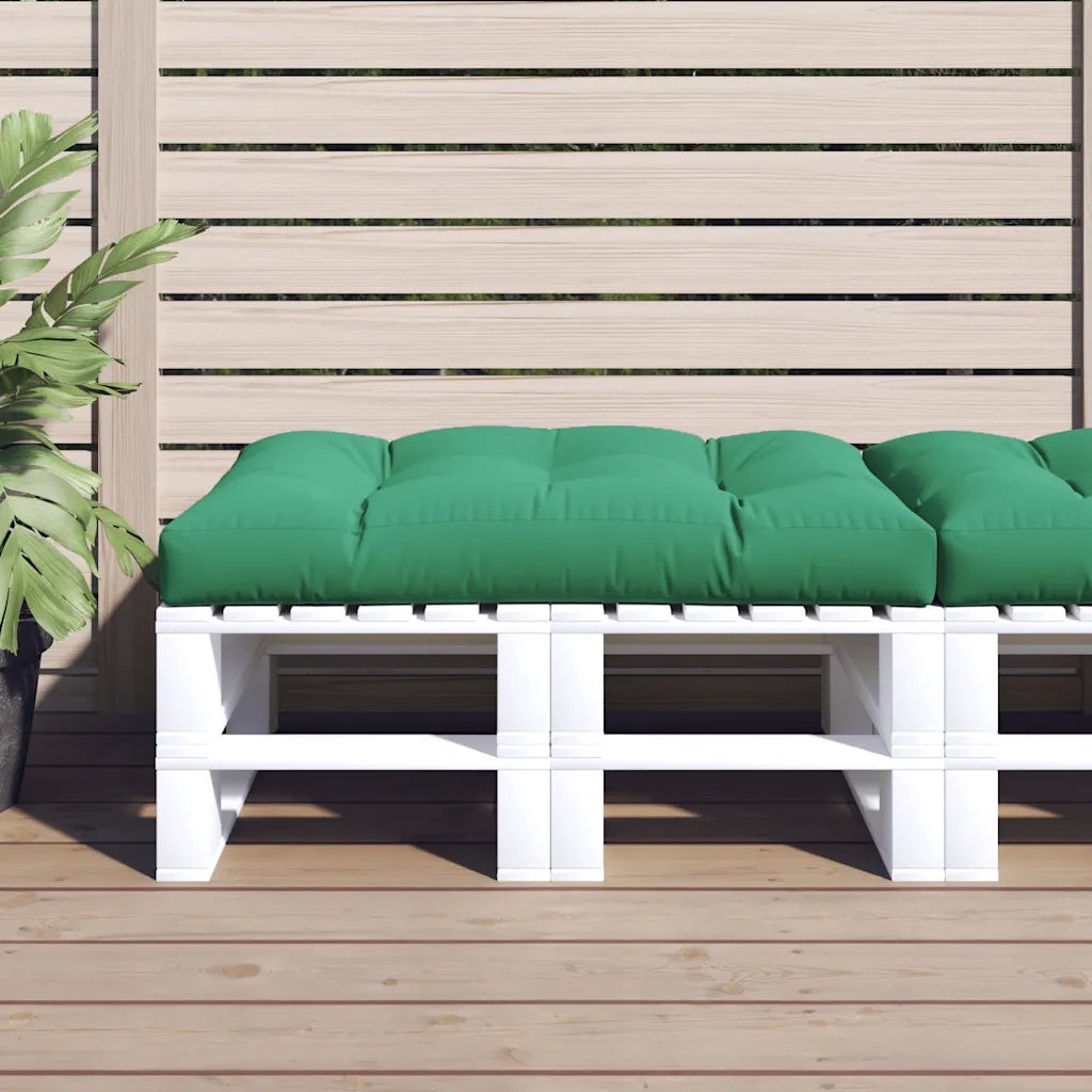 Cuscino per pallet | Cuscini per sedie Verde 120x80x12 cm in Tessuto