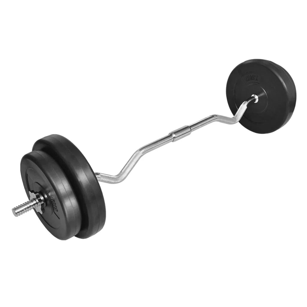 Manubrio con barra da 120 cm 30 kg con 4 dischi neri 02_0000752