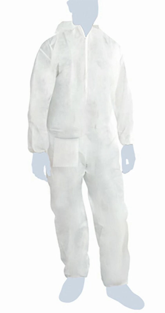 Tuta Monouso Plp Bianca Taglia Xxl Set 5 Pezzi - Fab