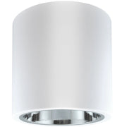 Plafoniera a soffitto rotonda bianca metallo E27 Polux 307194
