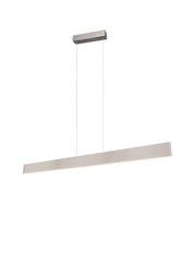 Lampadario lineare 150cm nichel LED 35W CCT Trio Galway