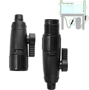 Valvola di regolazione della corrente d'acqua 12 mm - 2 pezzi, adattatore di connessione di aspirazione per acquario.