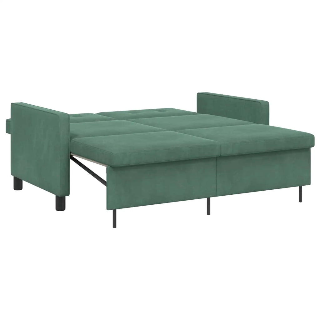 Divano letto Verde Mare Tessuto