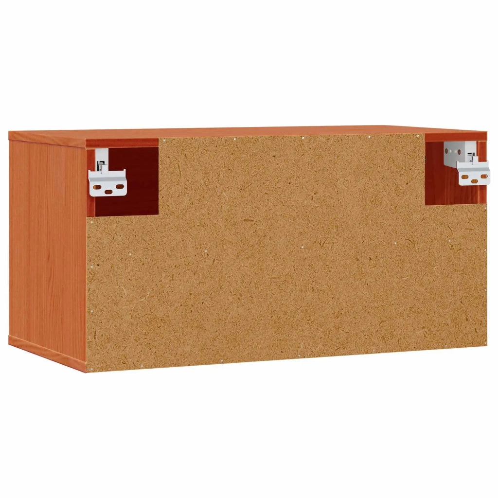 Armadietto a muro Marrone cerato 60 x 30 x 30 cm Pino massello 869942
