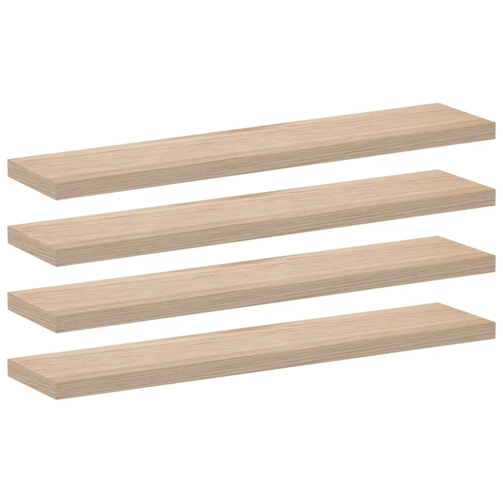 Mensole Pensili 4 pz 110x23,5x4 cm in Truciolato 4010699