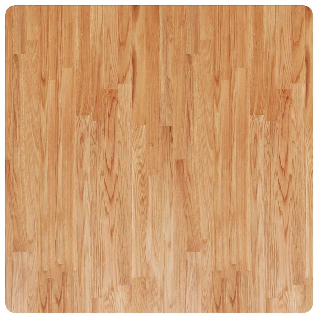 Piano Tavolo | Superficie Tavolo | Piano Scrivania Quadrato Marrone Chiaro 90x90x1,5 Rovere Trattato
