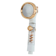 Trade Shop - Doccetta Doccia Bagno Soffione Con Pulsante Stop Multigetto Ventola A Spirale 87532 -