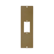 PLACCA CON FORO PER PULSANTE INTERASSE 205 BRONZO VDS PLA205B AUTOMAZIONE NUOVO