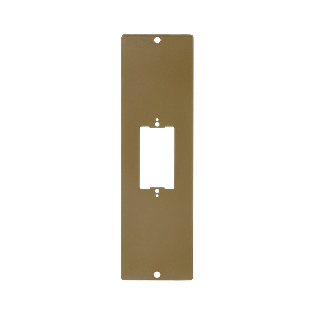 PLACCA CON FORO PER PULSANTE INTERASSE 205 BRONZO VDS PLA205B AUTOMAZIONE NUOVO