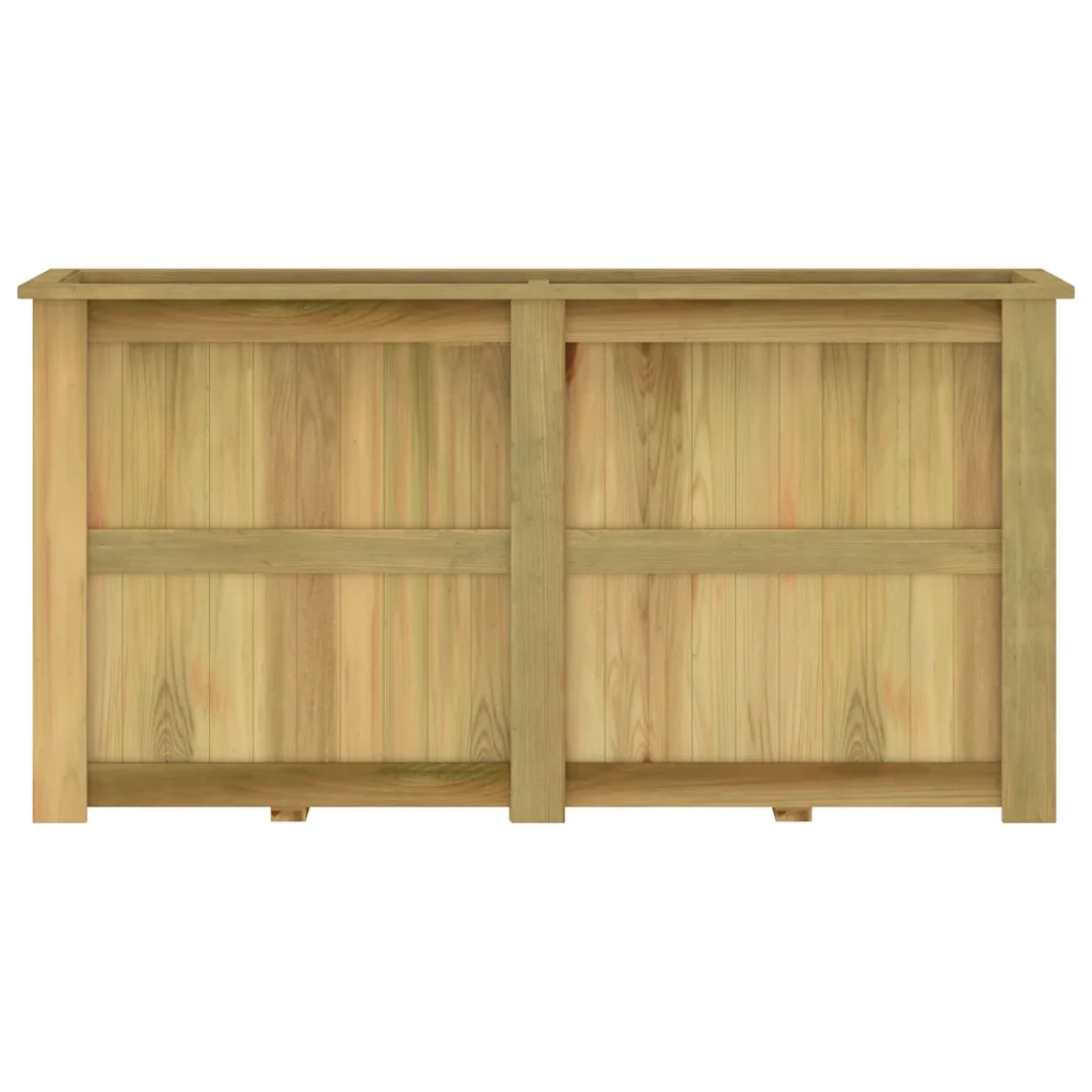 Fioriera Rialzata 196x50x100 cm in Legno di Pino Impregnato 49099