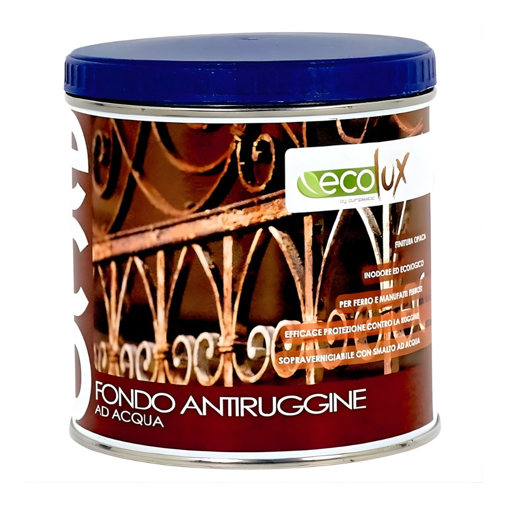 Ecolux fondo acrilico antiruggine per ferro riverniciabile *** formato 2.5 lt, confezione 1