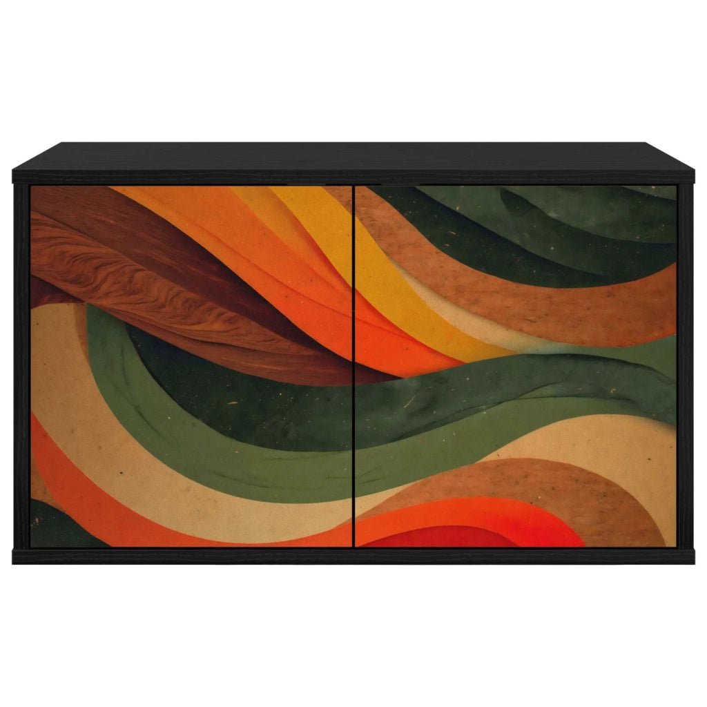 Mobile TV da Parete BONN 69 x 33 x 40 cm Rovere Nero 8007134