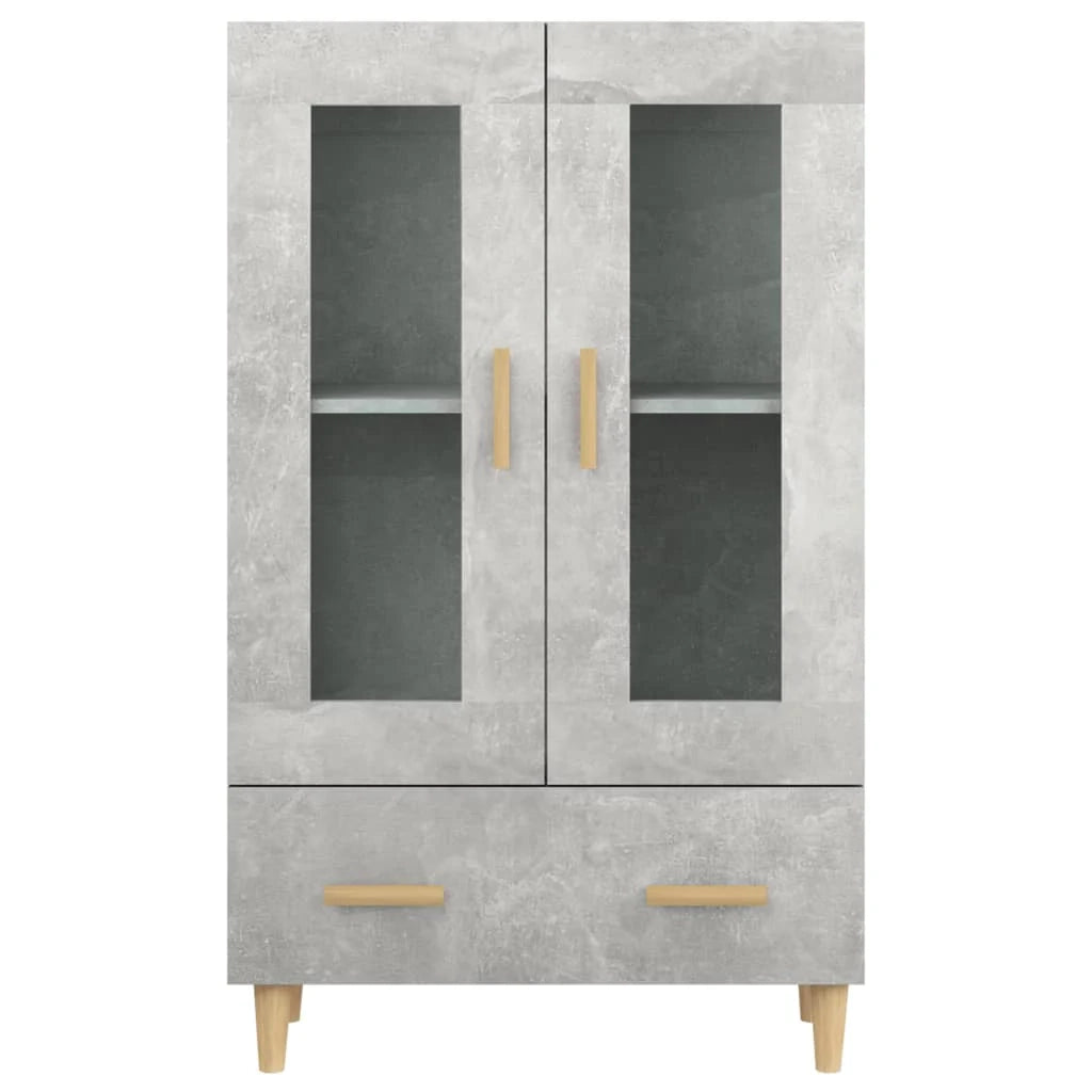 Buffet credenza cassettiera armadio mobile contenitore organizer cucina soggiorno salotto alto 70 x 31 x 115 cm legno ingegnerizzato grigio 02_0034713