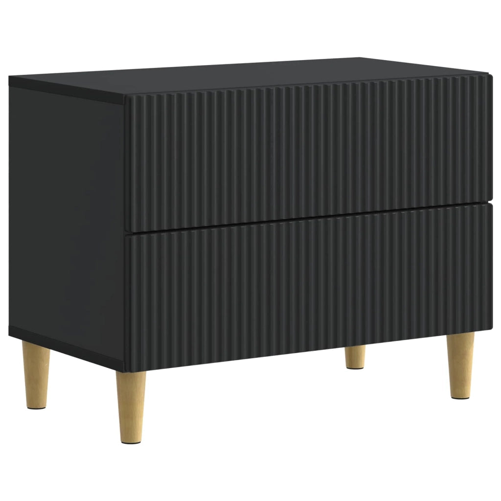 Armadio da Notte Nero 62 x 34,5 x 48 cm Legno ingegnerizzato 894546