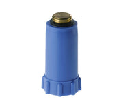 TAPPO DI COLLAUDO IMPIANTO C/FILETTO IN OTTONE- Blu - 1/2- Remer- pezzi 1