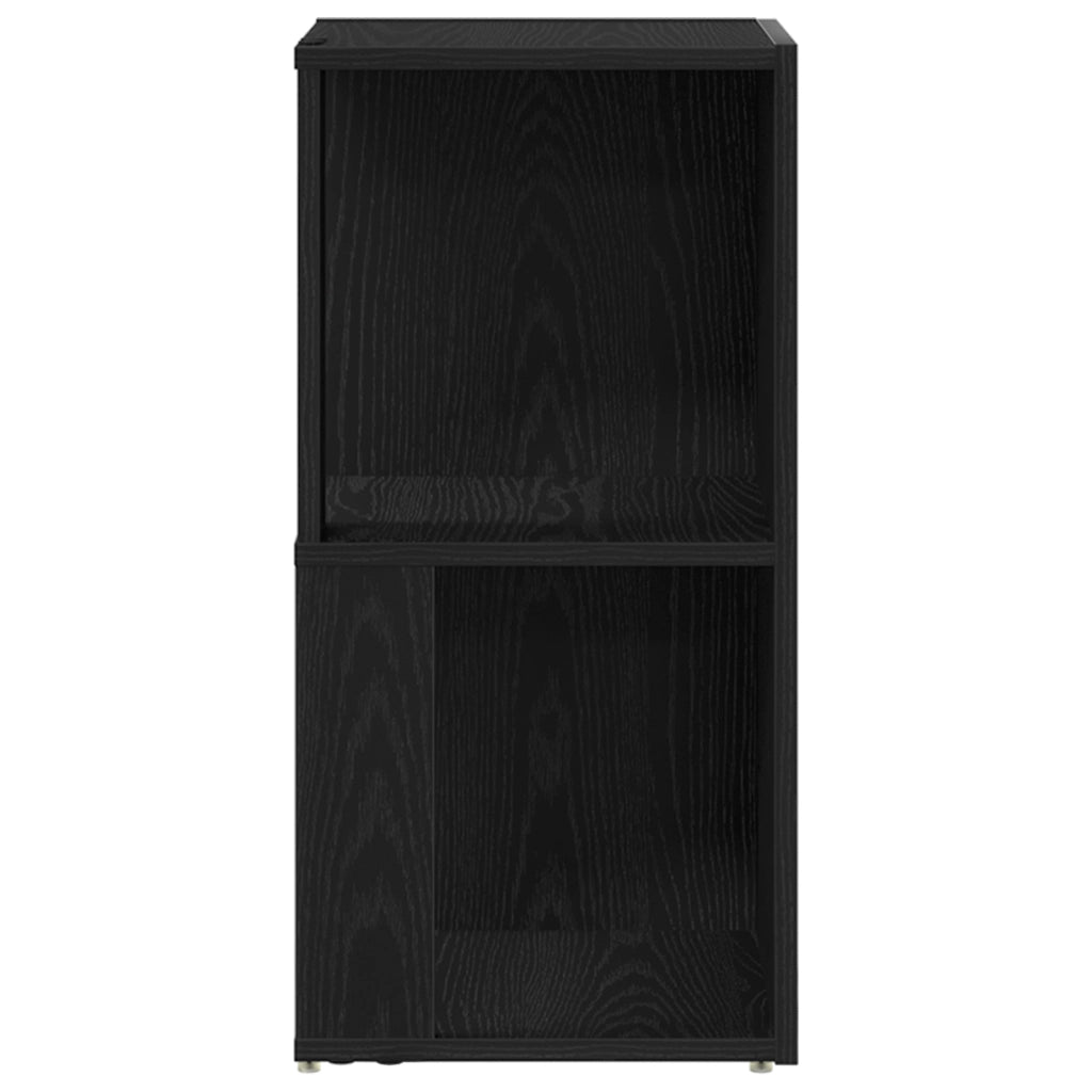 Armadio Angolare  Nero Rovere 33x33x67 cm Legno ingegnerizzato