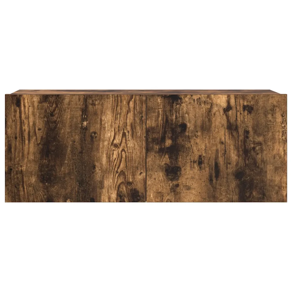 Set di Mobili Porta TV 5 pz Rovere Fumo in Legno Multistrato 3114251