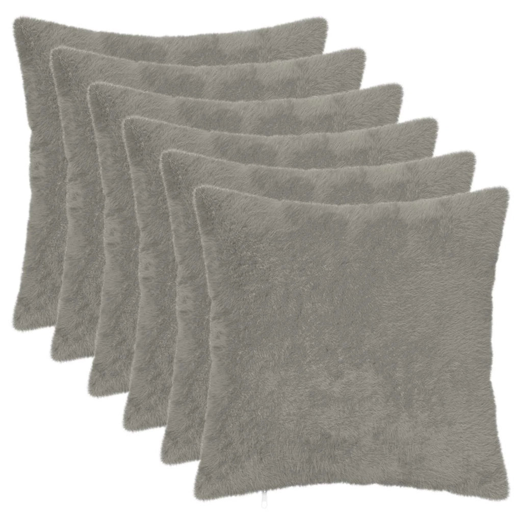 Federa 6 pz HEERLEN Grigio Chiaro 45 x 45 cm 910715