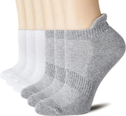 6 paia di calze sportive respiranti - calze di cotone a maglia - calze da corsa bassa - calze sportive confortevoli e drenanti - calze respiranti, assorbenti di sudore e antifreddo - unisex - M (38-42)