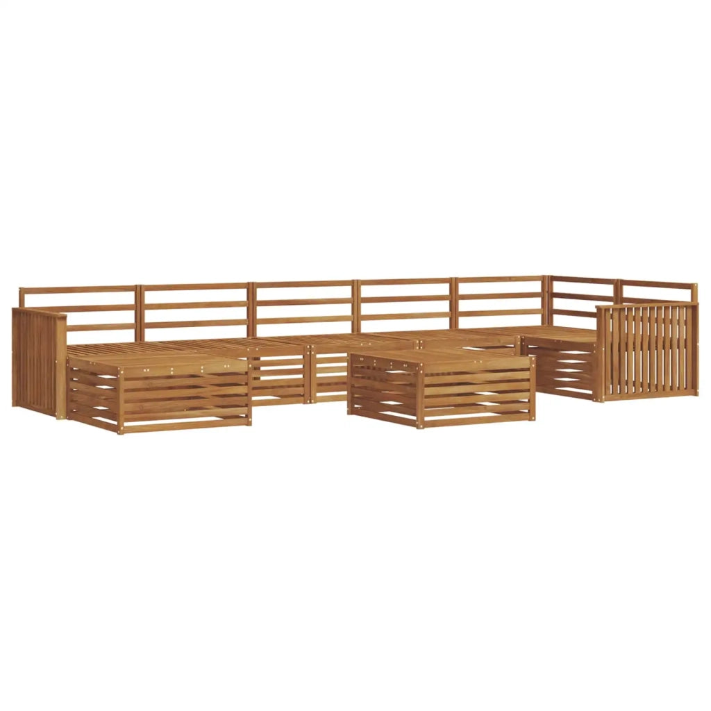 Set di divani da esterno 8 pcs Naturale 3373854