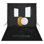 Kit studio fotografico professionale con light box fondale e riflettore 02_0001501