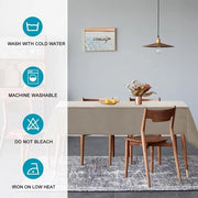 Tavolino coprente - impermeabile - tessuto di alta qualità con effetto lotus resistente alle macchie e impermeabile, lenzuola da tavolo - premium 140 x 200 cm