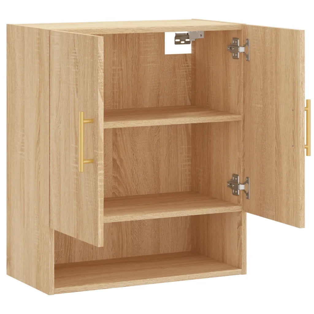 Armadietto a Muro | Mobile a Parete Rovere Sonoma 60x31x70 cm Legno Multistrato