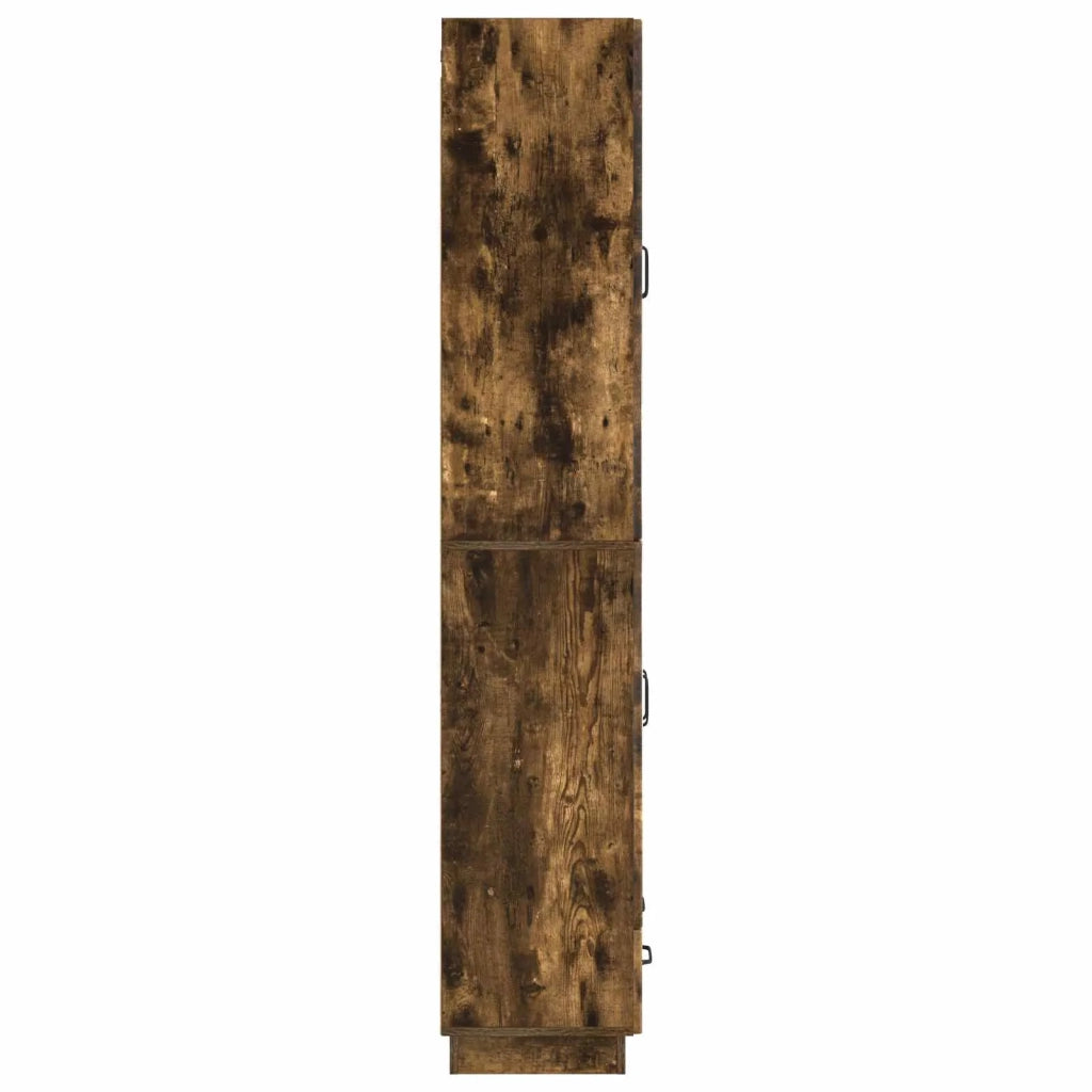 Set di armadi 2 pcs Rovere Fumo Legno ingegnerizzato 3416777