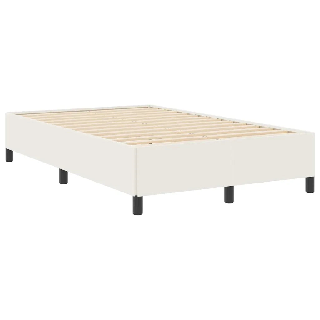 Letto a molle Crema 120 x 200 cm Tessuto in Cords 42006964
