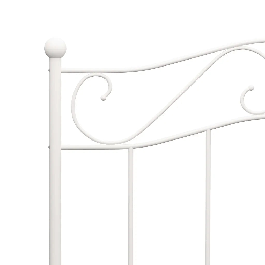 Giroletto-Struttura Letto Bianco in Metallo 90x200 cm 417218