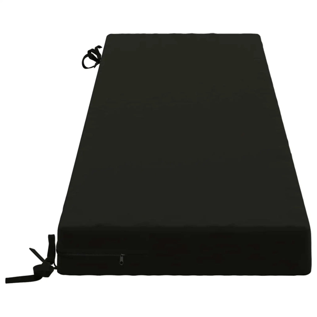 Cuscini per Panchina a 2 Pezzi SOEST 2 pz 100% Poliestere Nero 949923