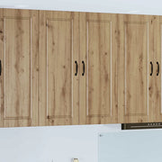 Armadietto a muro PORTO Rovere artigianale 80 x 31 x 100 cm