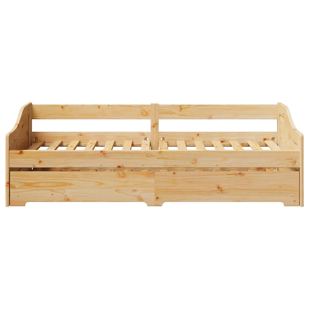 Lettino con Rotelle senza Materasso-Struttura Letto IRUN 90x200 cm