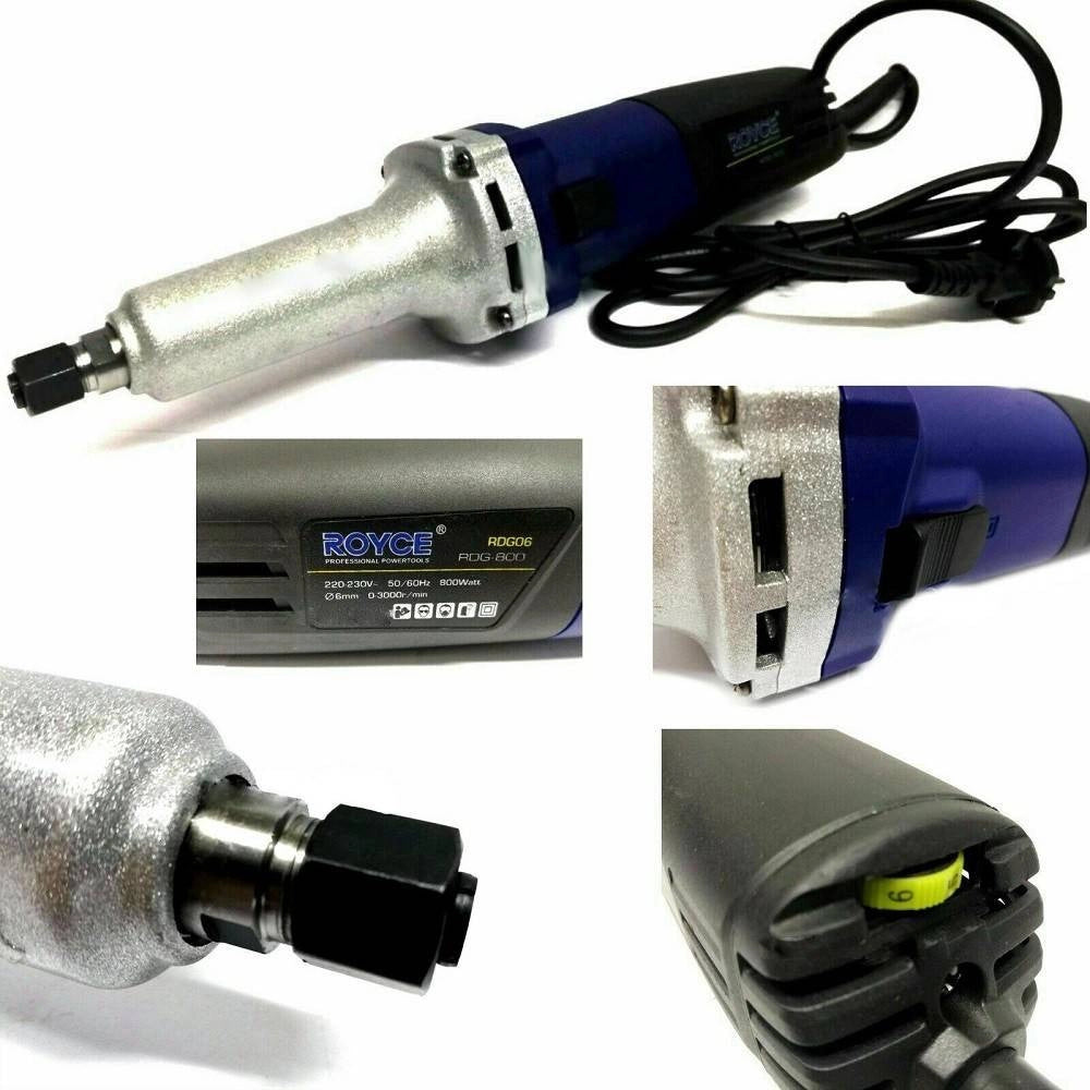 Trade Shop - Smerigliatrice Angolare Assiale Diritta 800watt Regolabile Velocità -