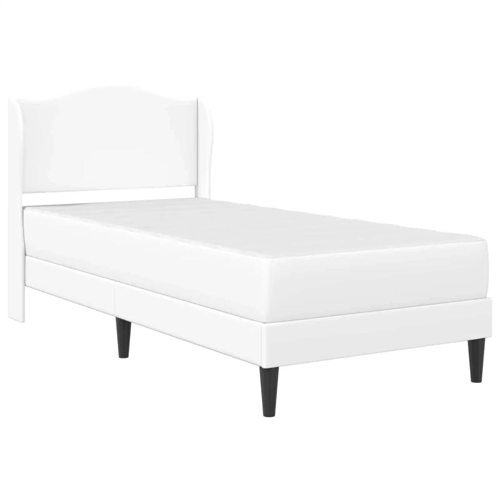 Struttura del letto con stoccaggio e testata Bianco 3415144
