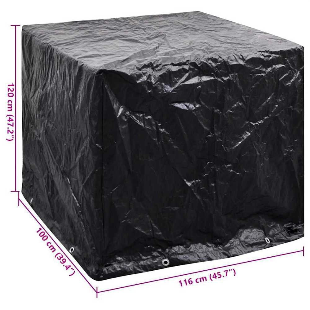 Cover For IBC Tank, 8 Eyelets, 116x100x120 Cm